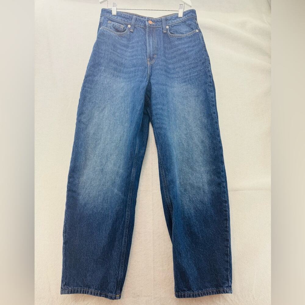 EUC &Denim Loose Fit High Waisted Barrel Jeans size 6